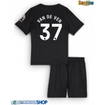 Maglie da calcio Tottenham Hotspur Micky van de Ven #37 Seconda Maglia Bambino 2025-26 Manica Corta + Pantaloni corti)